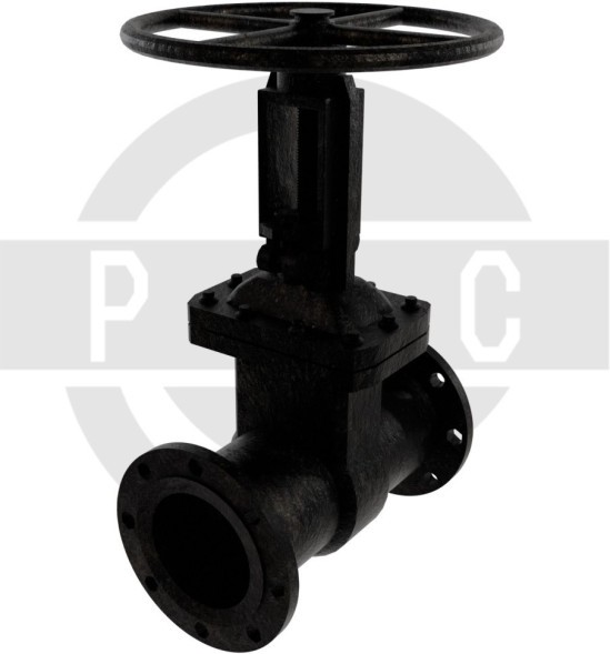 Задвижка чугунная фланцевая Ду-100 Ру-10/16 (Т&lt;110°С) VOC4241C Tecofi в Перми